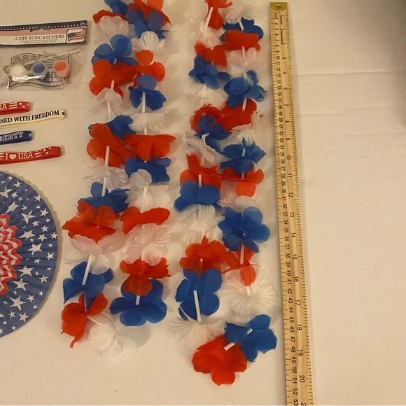 Patriotic Party Supplies Set - Red, White, and Blue - Picture 7 of 7